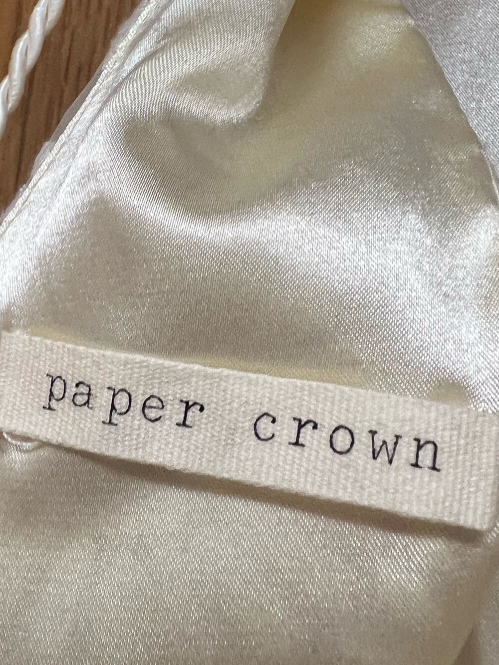 Anthropologie Paper Crown Ivory Dress with pockets - Picture 5 of 6